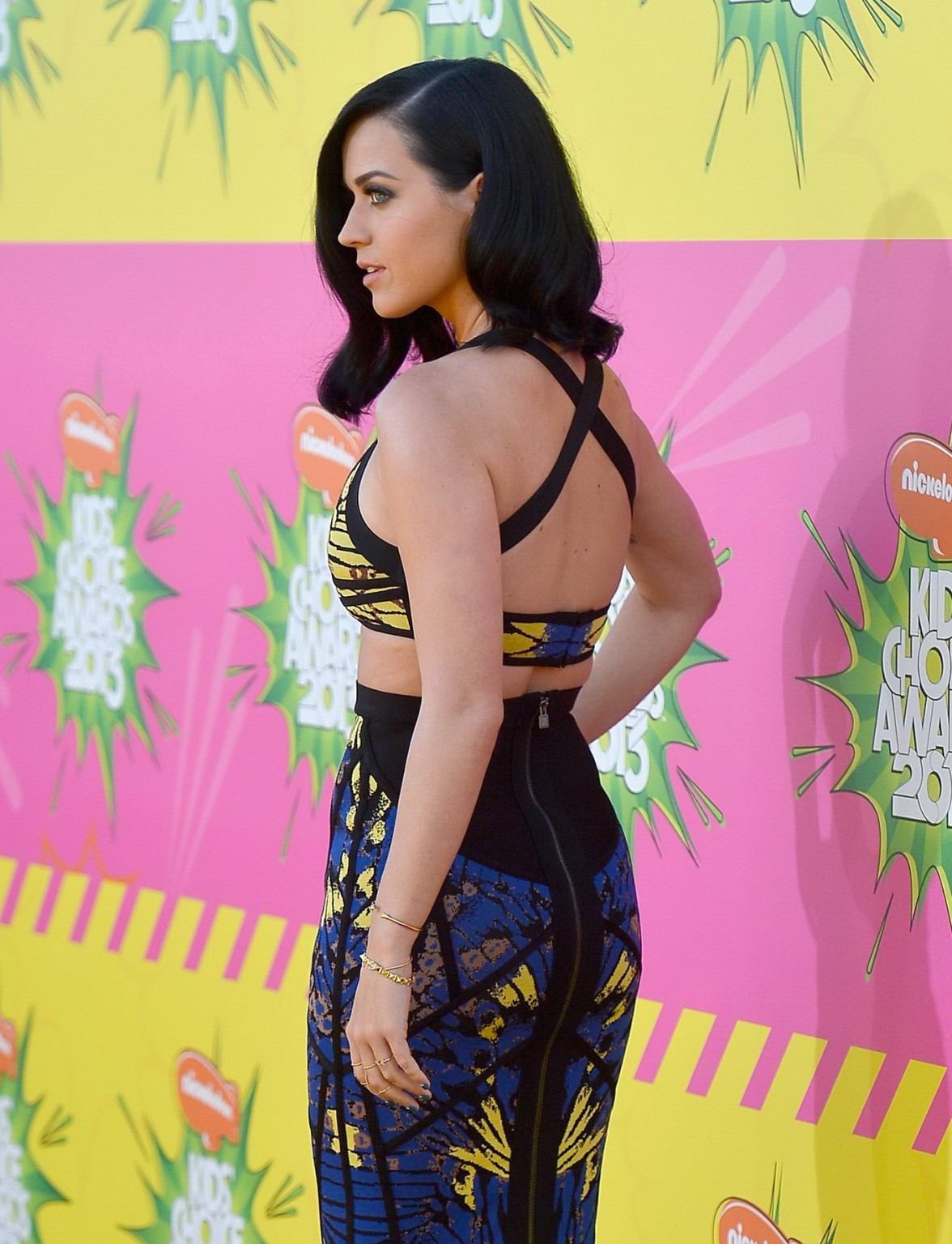 Katy Perry wearing tiny belly top and short skirt at 26th annual Ki's Choice Awa #75237616