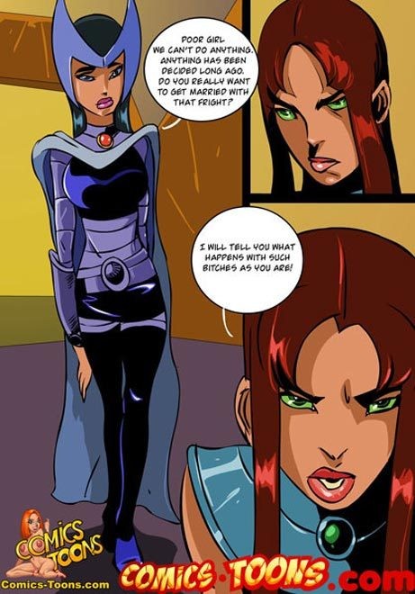 Starfire gritando de dolor y soplando
 #69676430