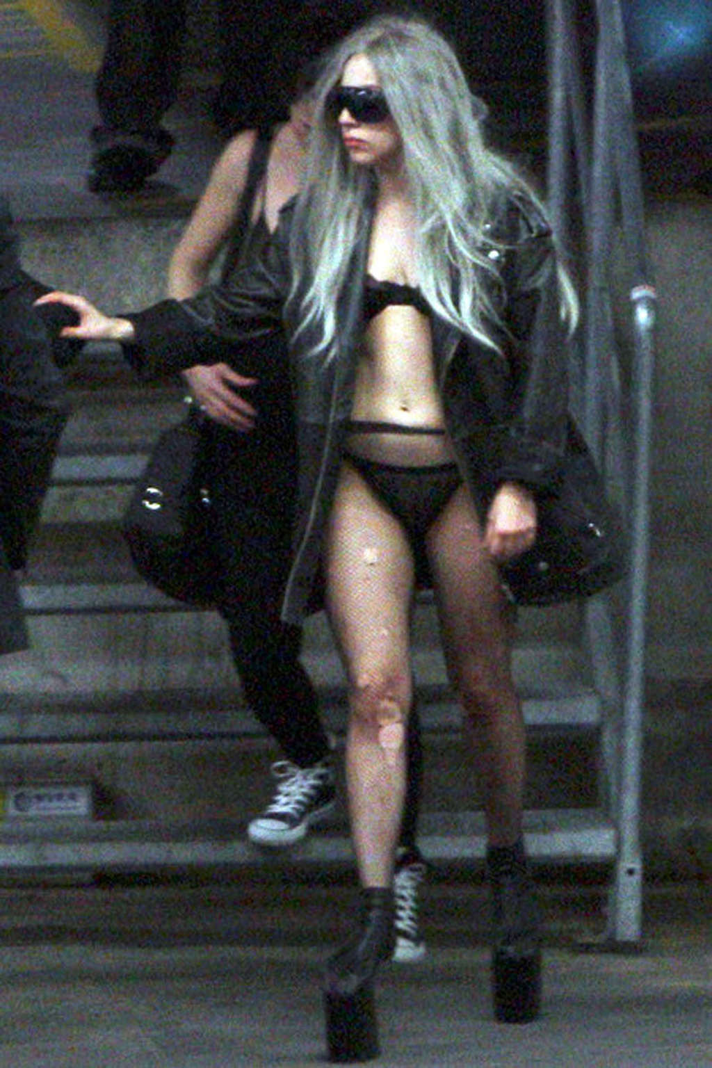 Lady Gaga exposing her sexy ass and her sweet pussy #75350103