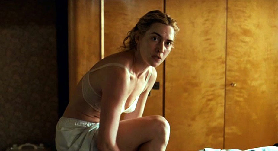 Kate Winslet showing her nice tits in some nude movie caps #75391624