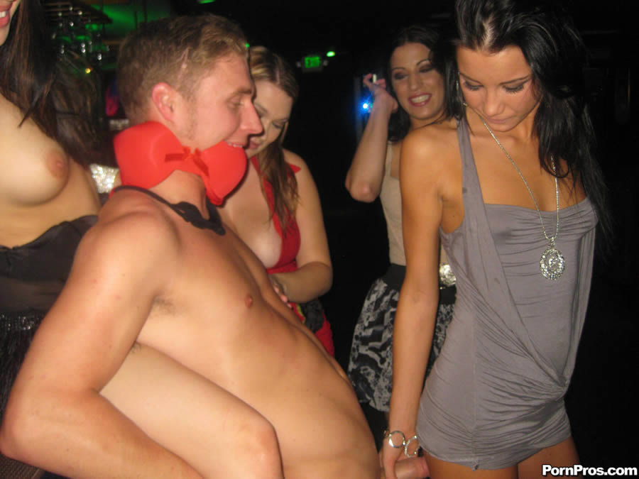 Drunk chicks cant keep their hands and pussies off stripper #75449783