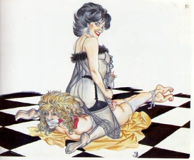 縄で縛られた美しい女性たち
 #69691918