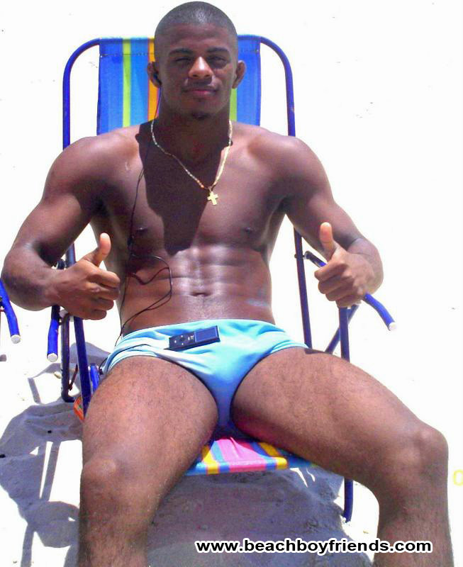 Amateur hunk boys wearing their tight trunks at the beach #76945521