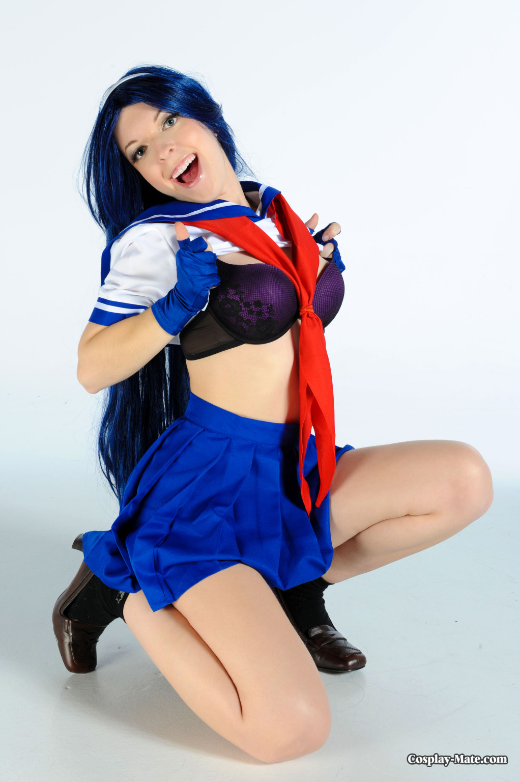 Cosplay teen Mädchen in Kostüm Streifen nackt
 #67374926