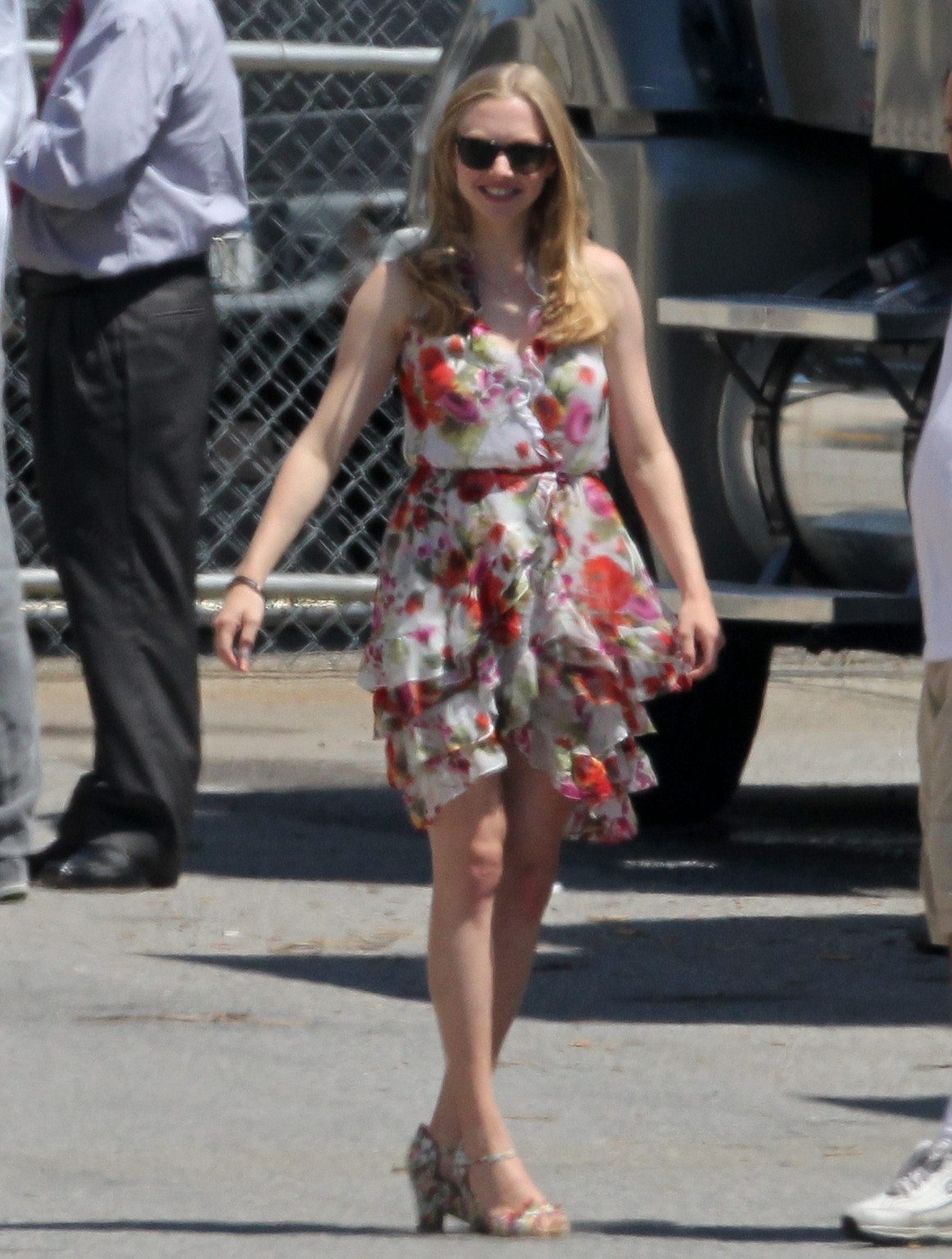 Amanda Seyfried humped by her dog on the set of 'The Wedding #75294115