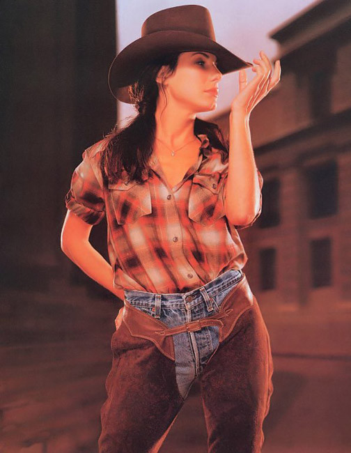 Sweet actress Sandra Bullock showing hot body and posing sexy #75435090
