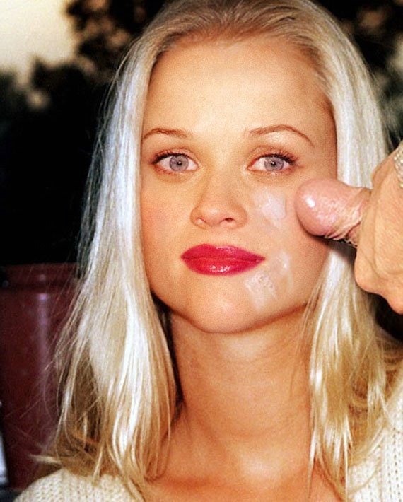 Reese Witherspoon Hollywood blonde getting fucked and facialized #73790660