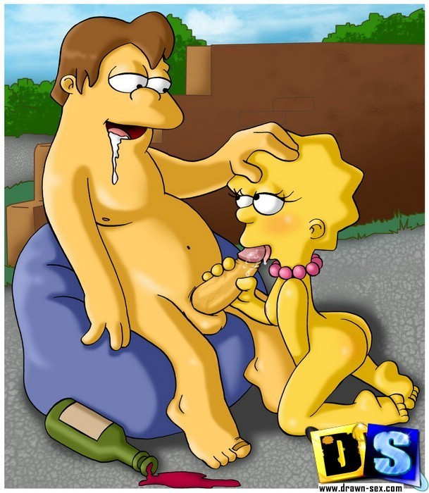 Maggie Simpson gets penetrated by nut Homer Simpson #69639616