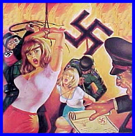 evil nazi captured women for painful bondages #69648199