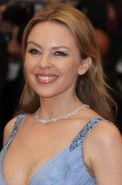 Kylie Minogue Showing Cleavage At The Cannes Film Festival Closing Ceremony