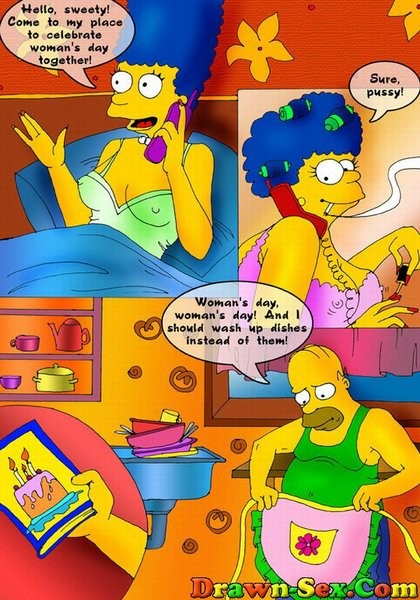 Perverted nude Simpsons family #69719458