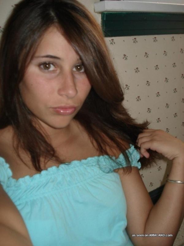 Sexy Latina babe posing and taking raunchy selfpics #68246218