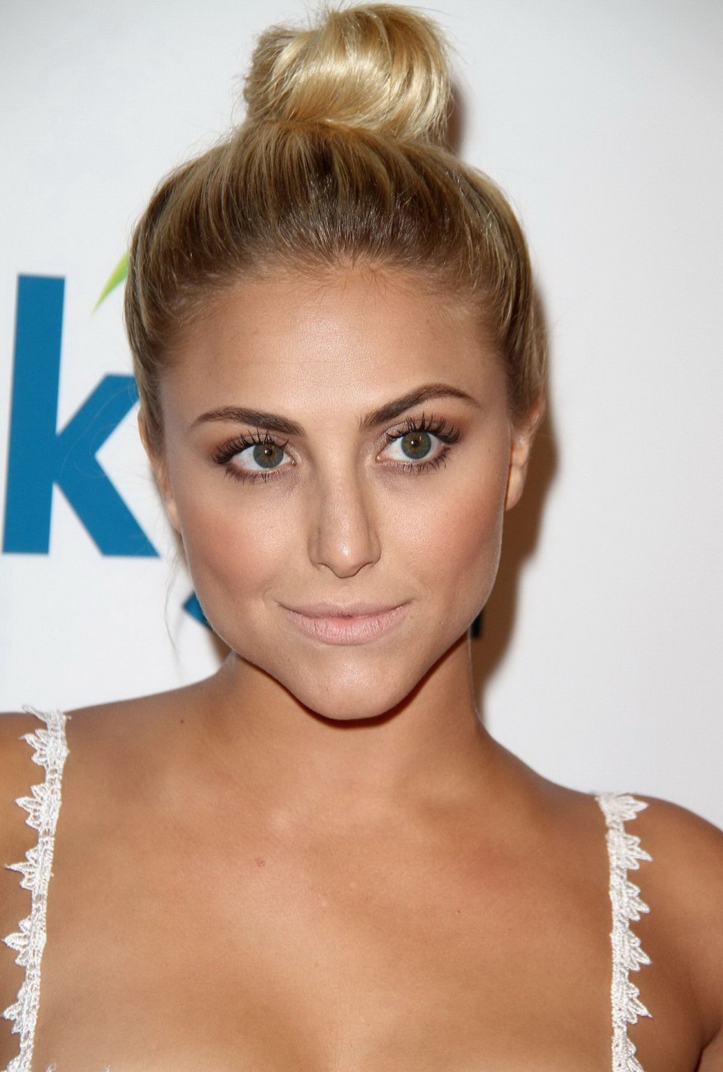 Cassie Scerbo cleavy in a tight white lace dress at 5th Annual Thirst Gala in Lo #75192914