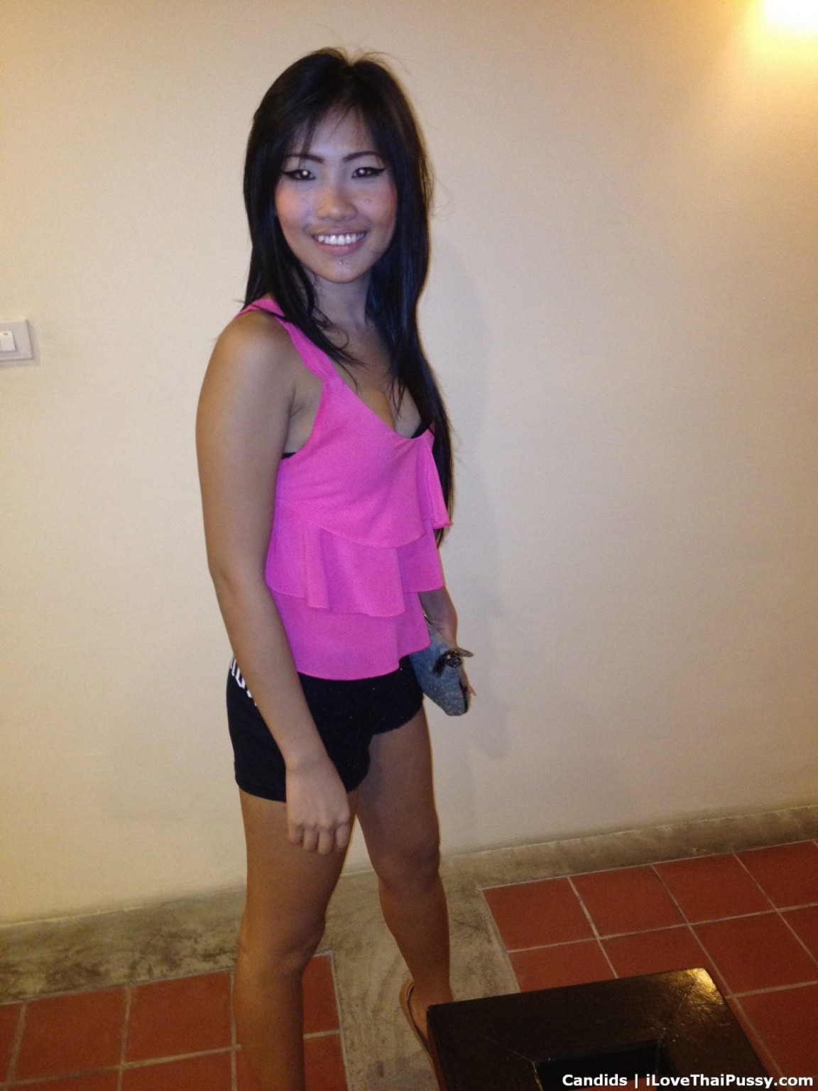 Hot Thai Teen street hooker flashing her tender asian pussy #67940039
