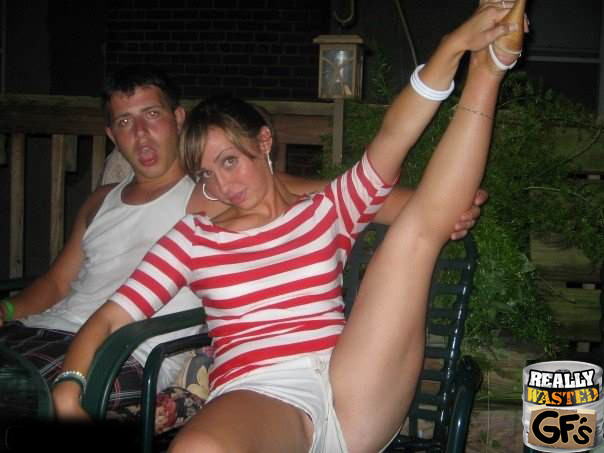Drunk amateur girlfriends partying and flashing #76397437