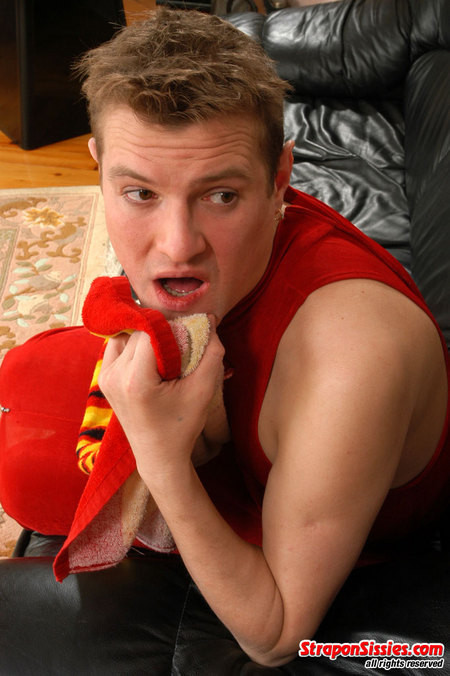 Strapon vixen sissifies workman and ass fucks him real good #73270326