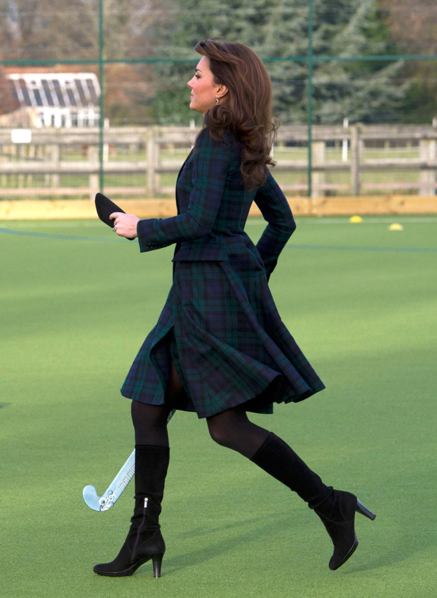 Kate Middleton plays field hockey in pangbourne #75247056