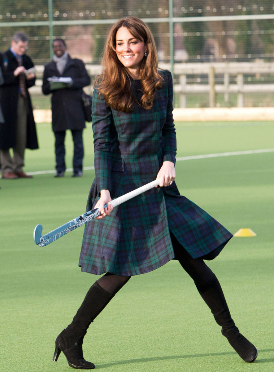 Kate Middleton plays field hockey in pangbourne #75247065