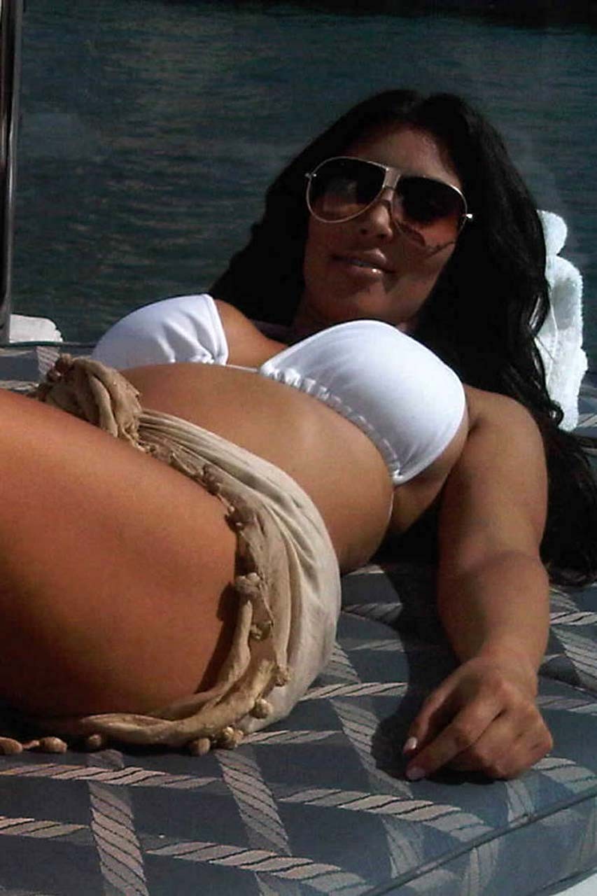 Kim Kardashian exposing sexy body and huge boobs on private photos #75294360