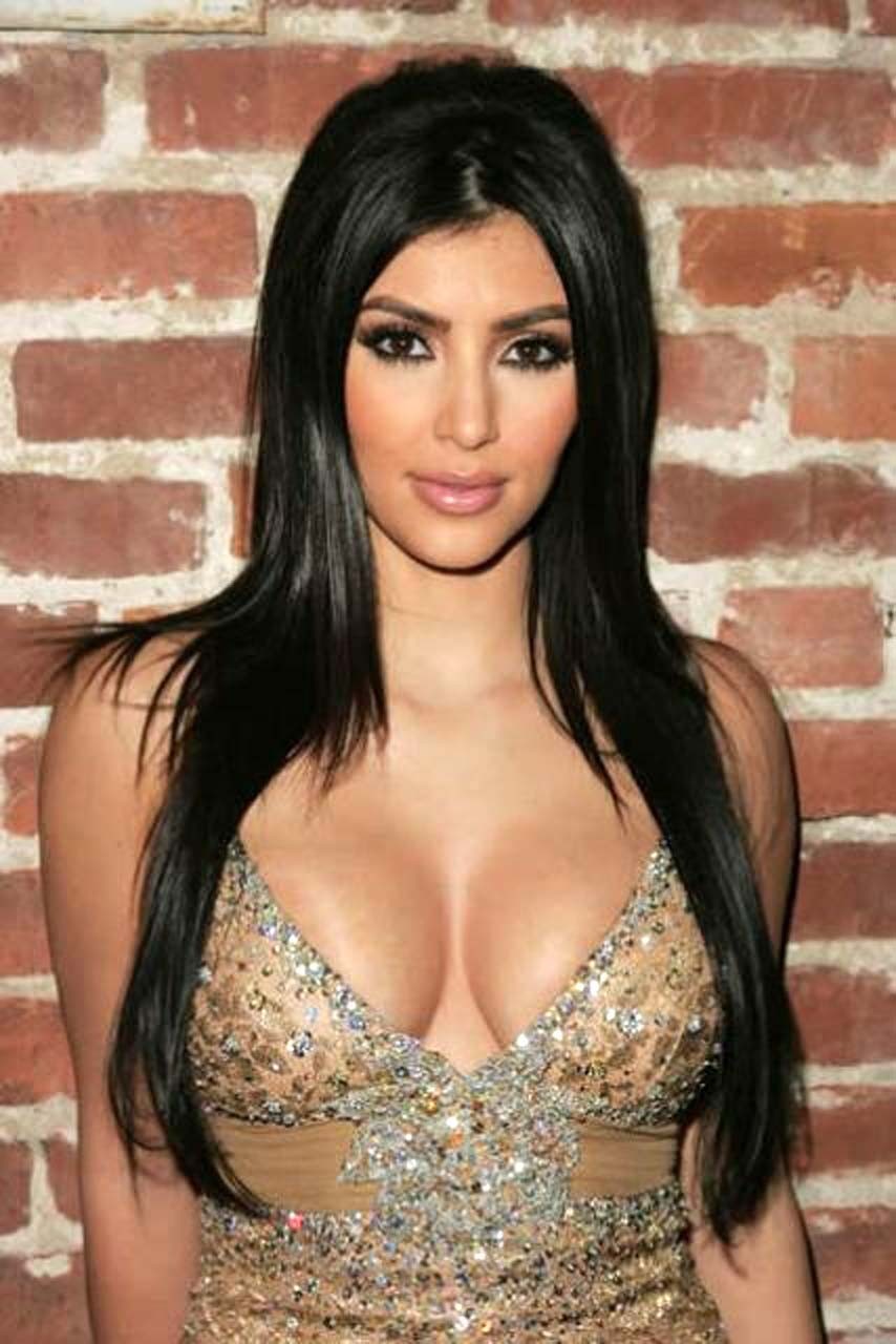 Kim Kardashian exposing sexy body and huge boobs on private photos #75294377