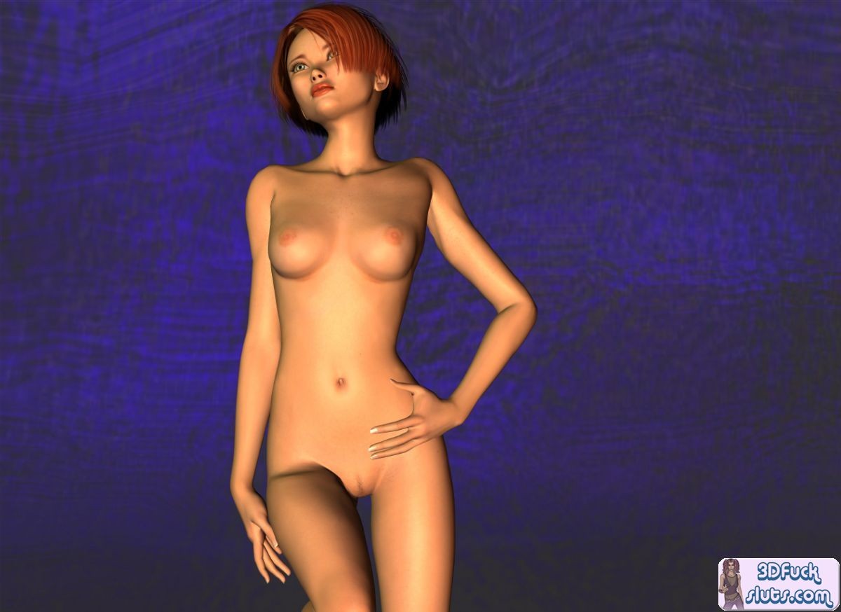 Short hair redhead toon babe #69597943