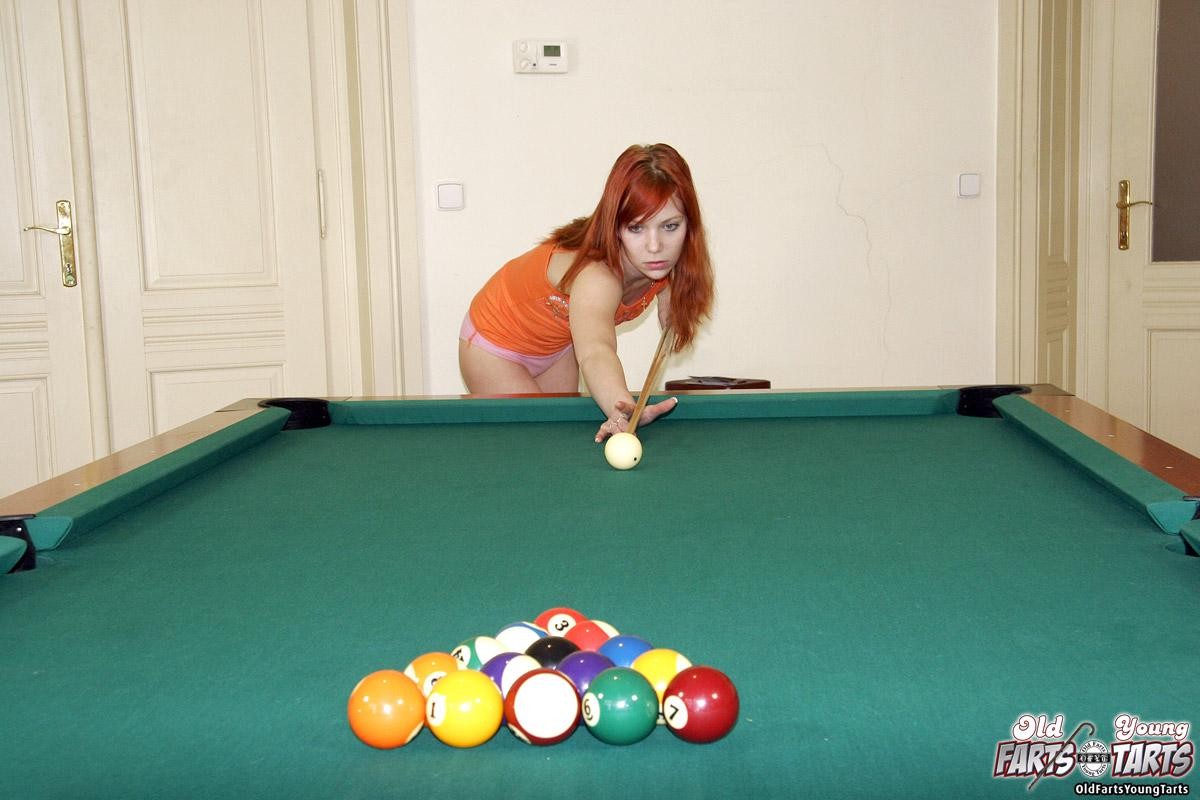 Senior wins pool and earns a tight pussy to fuck #78971998