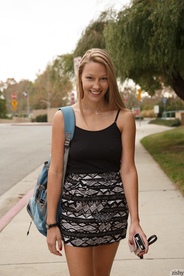 Stunning teen Heidi Bichette shows you what's up her skirt #60940323