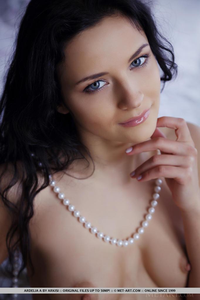 Gorgeous brunette hottie Ardelia A exposes her naked body just for you #53268626