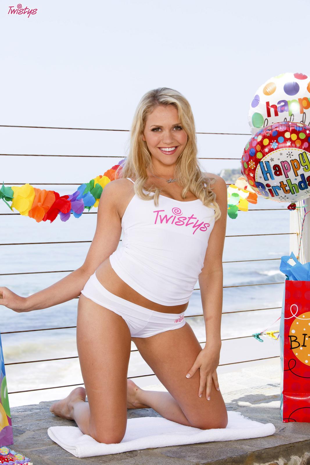 Mia Malkova Celebrates Her Birthday At The Beach