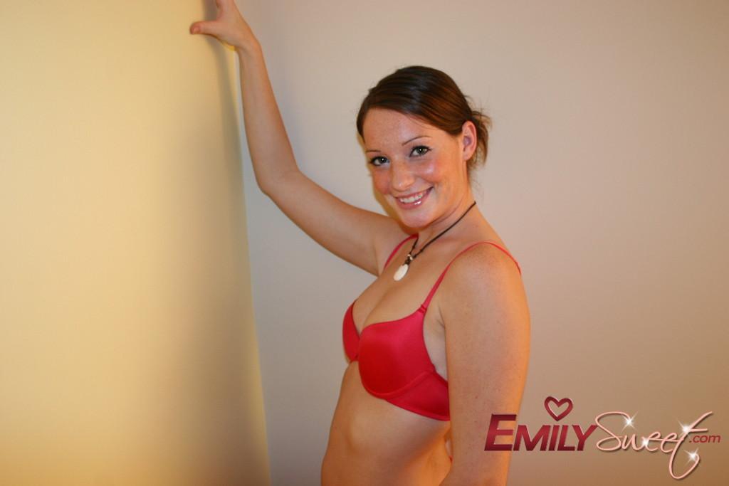 Pictures of teen Emily Sweet teasing in her panties #54238247