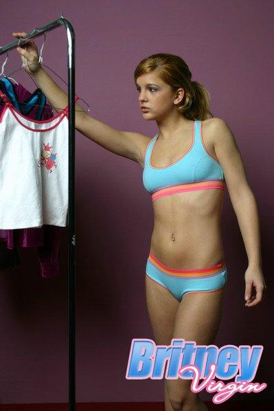 Pictures of teen hottie Britney Virgin trying on different clothes #53531457