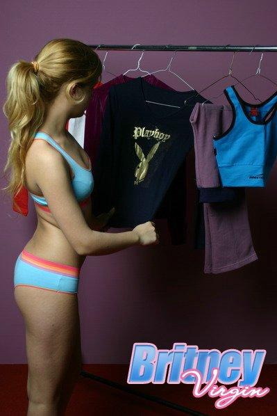 Pictures of teen hottie Britney Virgin trying on different clothes #53531598
