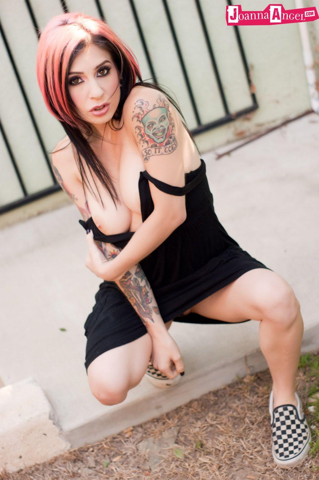 Pictures of Joanna Angel showing her pussy in public #55528955
