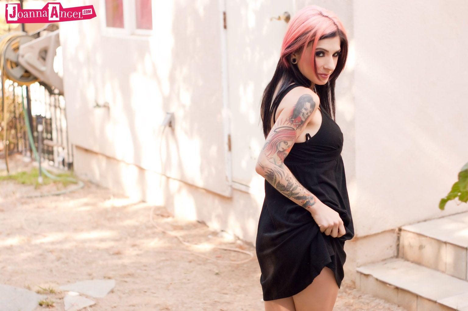 Pictures of Joanna Angel showing her pussy in public #55529279