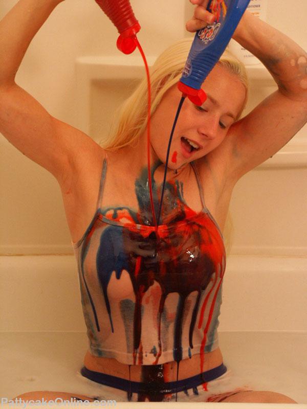 Pictures of Pattycake going wild with body paint #59954410