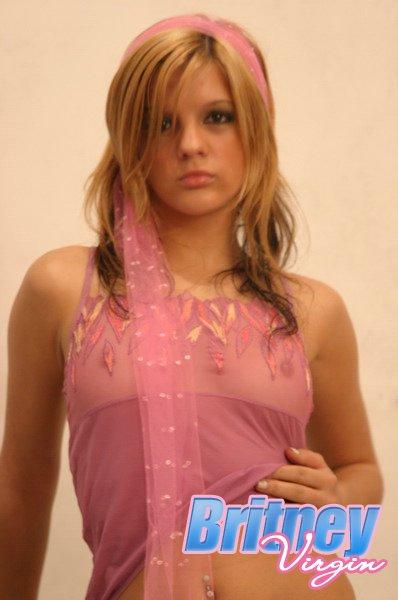 Pictures of teen model Britney Virgin teasing with her hotness #53532364