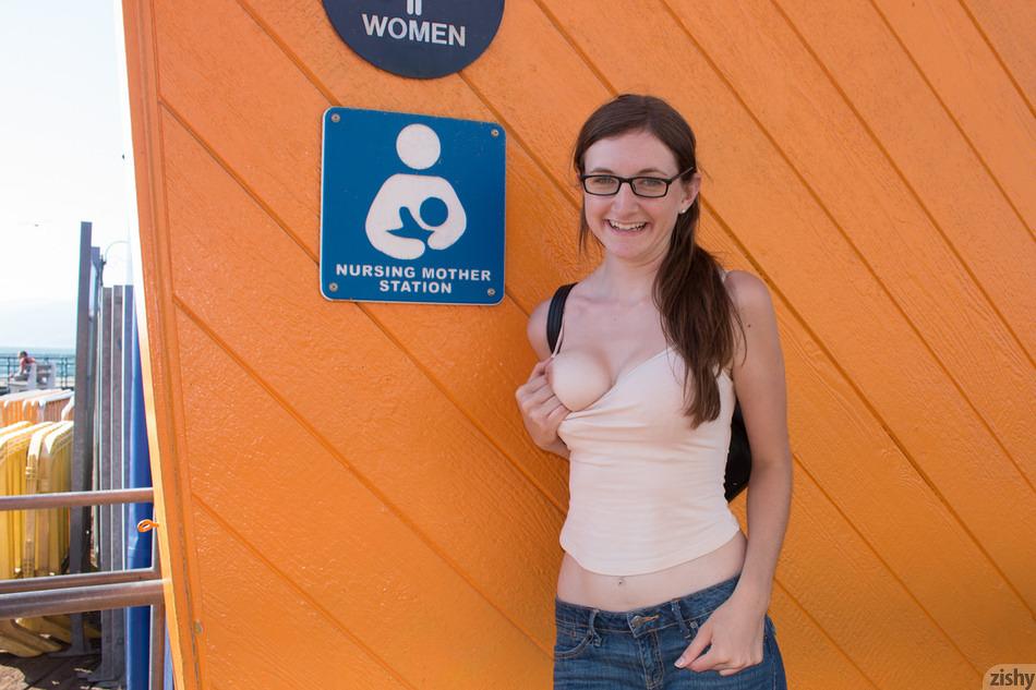 Hot coed Patience Dolder has some fun in public #60939117