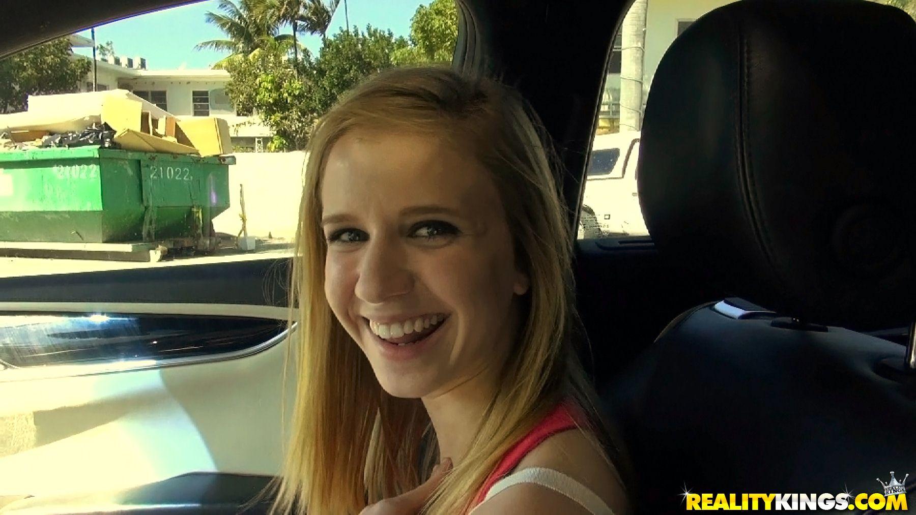 Blonde teen Rachel James gets picked up and fucked by a stranger #59847339