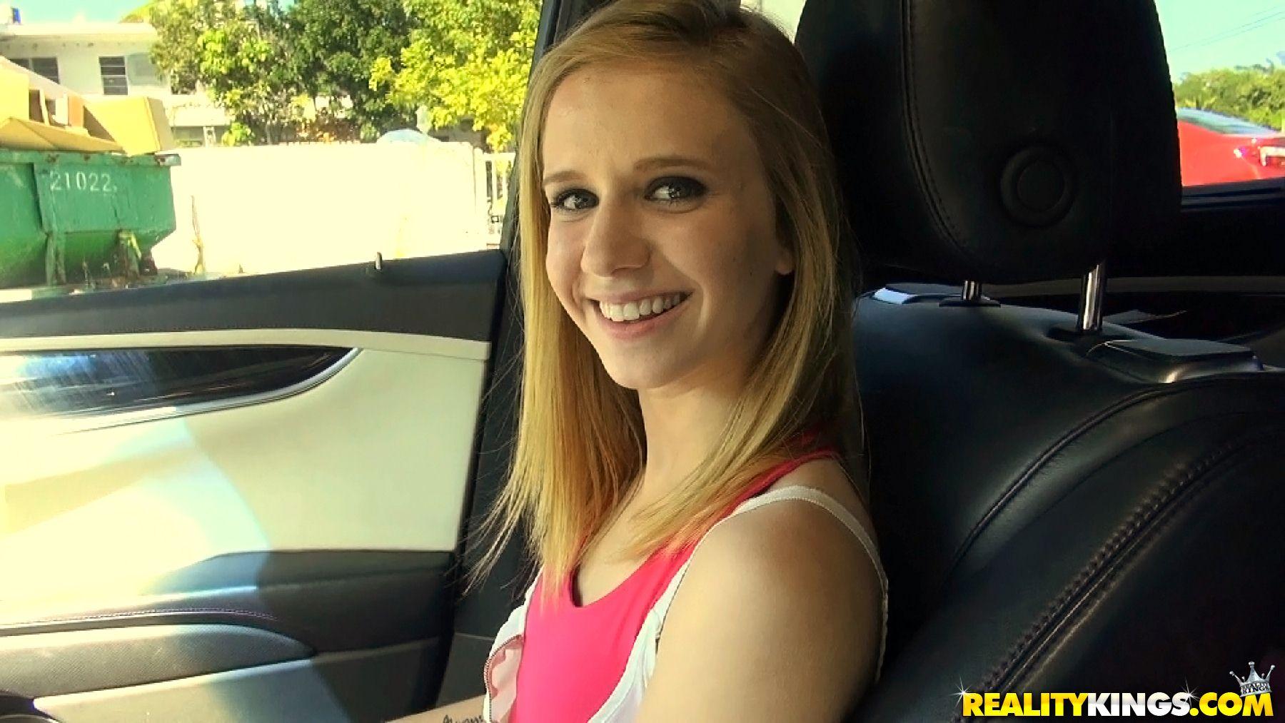 Blonde teen Rachel James gets picked up and fucked by a stranger #59847354