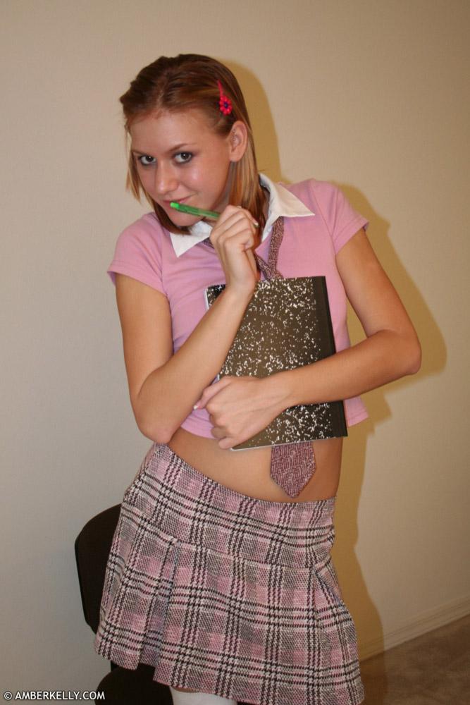 Pictures of teen slut Amber Kelly being a bad schoolgirl #53090787