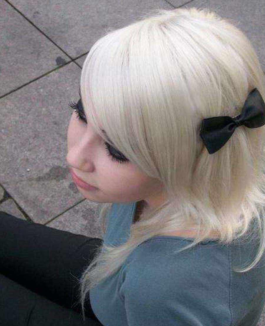 Photo compilation of a stunning amateur blondie emo girl #60637539
