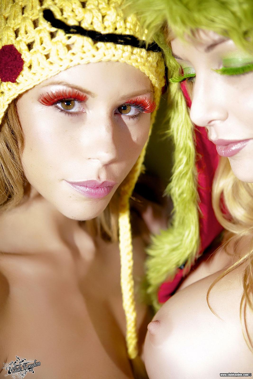 Pictures of Brooklyn Lee And Kayden Kross having fun with their favorite puppet hats #53564900