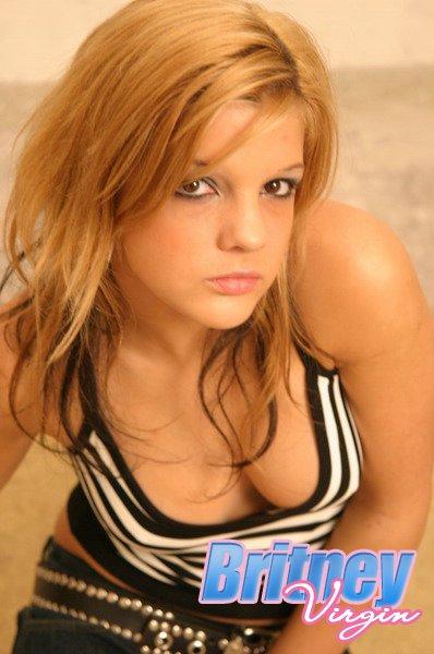 Pictures of teen girl Britney Virgin teasing with her cuteness #53532871