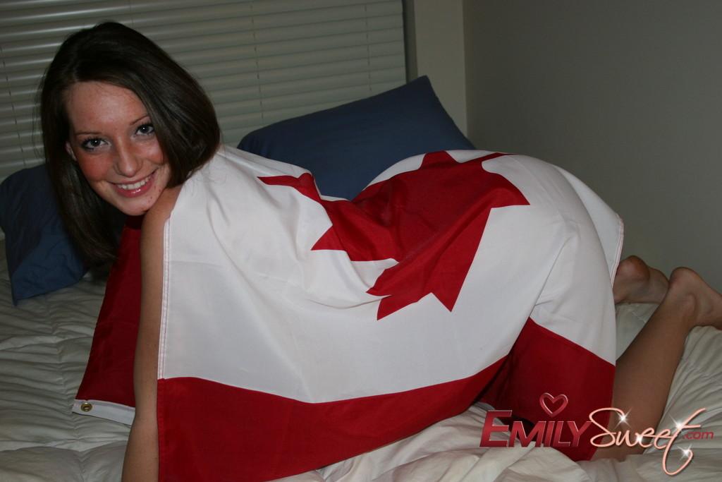 Pictures of teen girl Emily Sweet showing a bit of patriotism #54239910