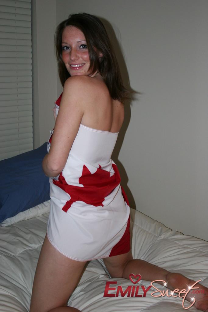 Pictures of teen girl Emily Sweet showing a bit of patriotism #54239950