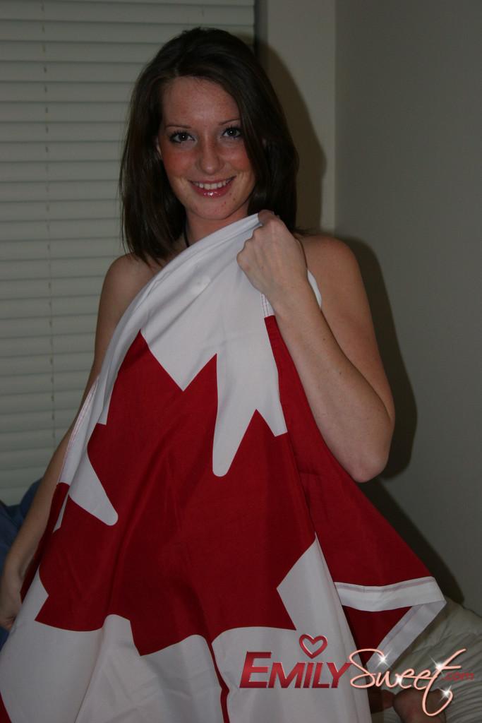 Pictures of teen girl Emily Sweet showing a bit of patriotism #54240049