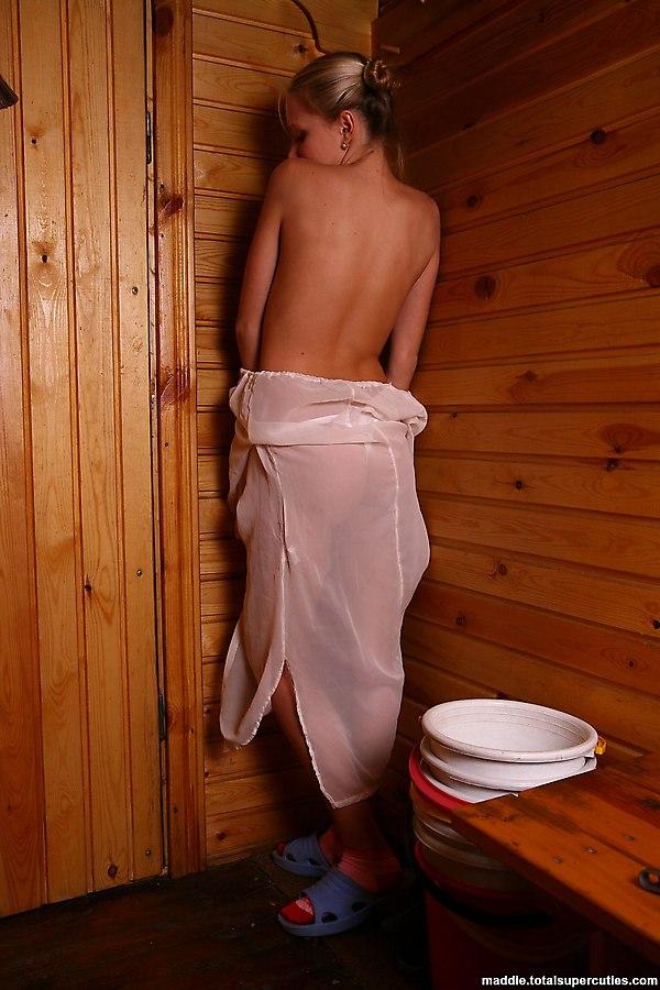 Pictures of Maddie stripping in a sauna #59902995