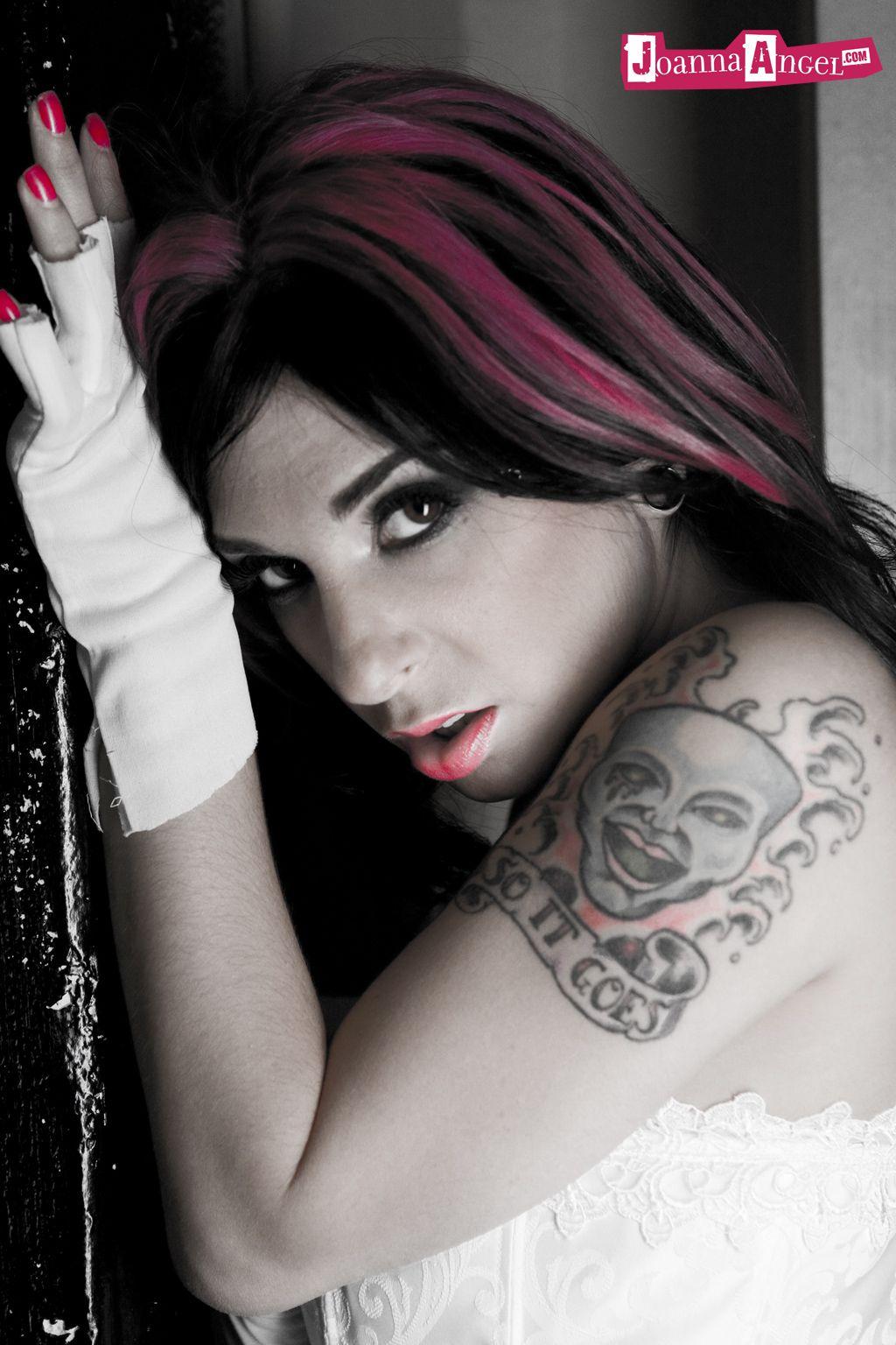 Pictures of Joanna Angel giving you some b&w gothic glam #55530118