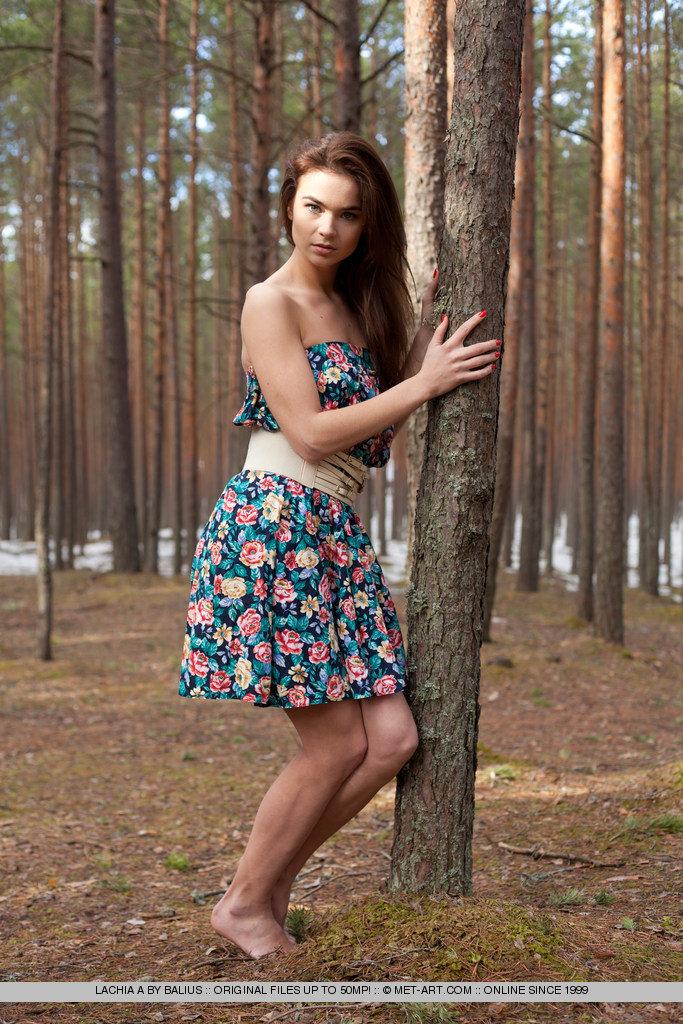 Pictures of teen beauty Lachia A getting naked in the woods #58806991
