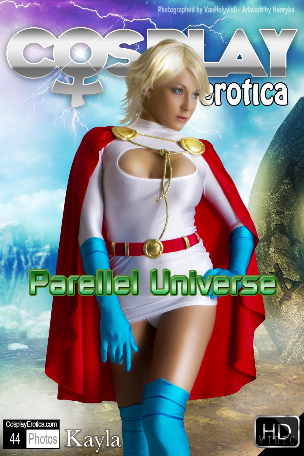 Cosplay babe Kayla dresses up as Power Girl #58176563